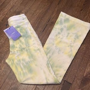 NWT Paloma Wool Calgary Tie Dyed Flare Corduroy Pants